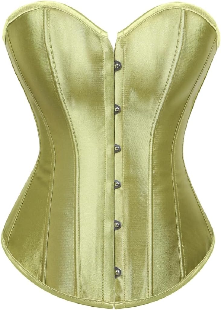 frawirshau Corsets for Women Plus Size Black Corset Sexy Bustier Corset Top Lingerie