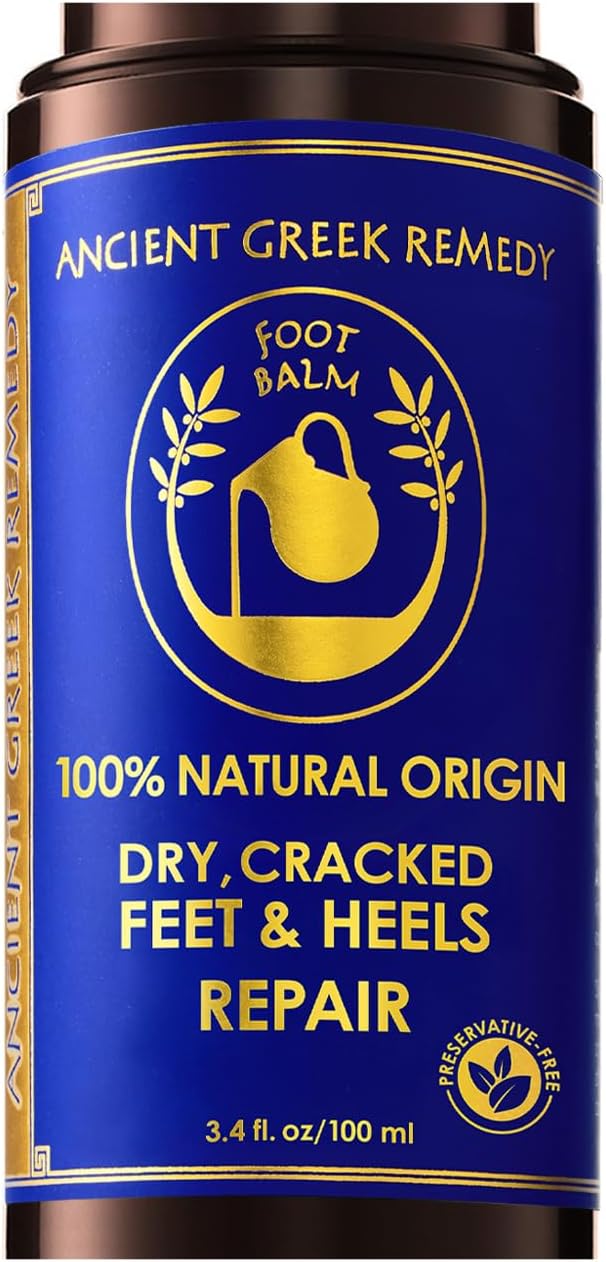 Organic Foot Cream, Dry Feet Moisturizer, Cracked Heel Treatment, Soft Feet Balm, Rough Foot Care Kit, Athletes Foot Lotion, Foot Peel Soften and Eliminator Mask, Callus Remover for Itchy Feet Repair