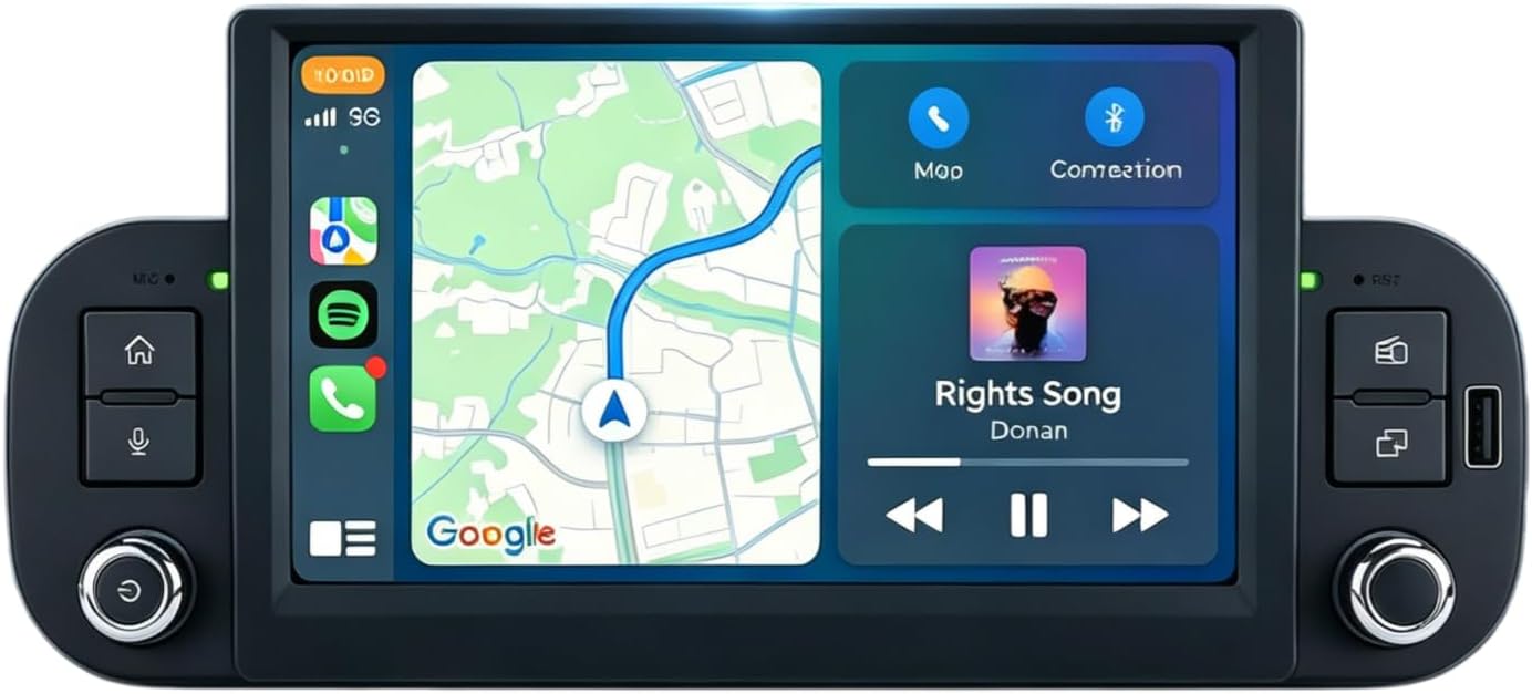 Rekommenderade bilstereor och adaptrar för Fiat Panda - RUXYAXFOL Linux radio for Fiat Panda 2013-2020