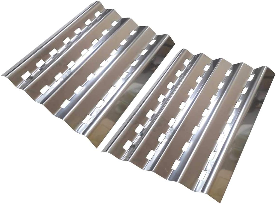 Brinkmann 2400, 2400 Pro Series, Pro Series 2600, 810-2600-0, 810-2600-1, Pro Series 2630, 810-2630, Falcon 4400, Patio Chef SS48 Stainless Heat Shields, Set of 2