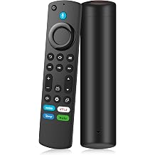 Replacement Voice Remote Fit for All Fire-Series TV Cube/Stick, Compatible with Stick 4K Max/4K/Stick/Lite/HD, Fit for All Hisense, TCL, Insignia-Toshiba-Pioneer-Omni QLED Series, Not for Roku