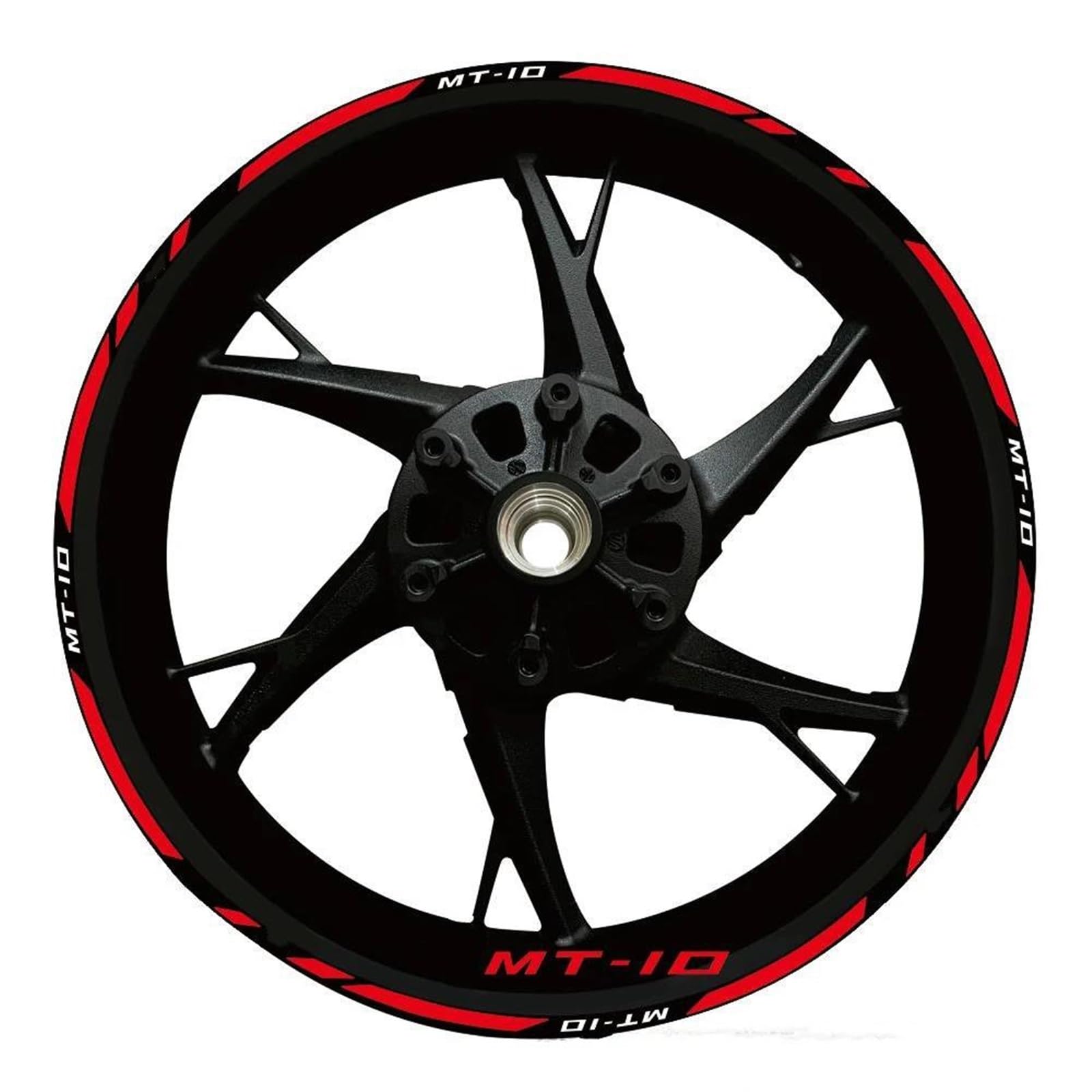 Stickers Motorcycle Accessories Reflective Rim Edge Stripes Wheel Stickers for Yamaha MT10 MT-10(Style 20)