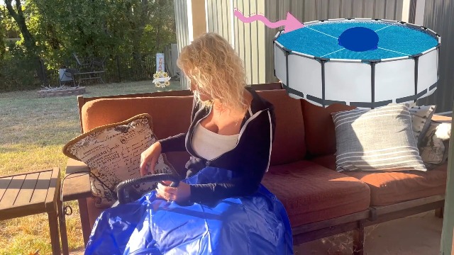 Coussin D'hivernage Piscine Hors Sol 120 Cm - Gonflable, Protection Contre Le Gel, équilibre Pression