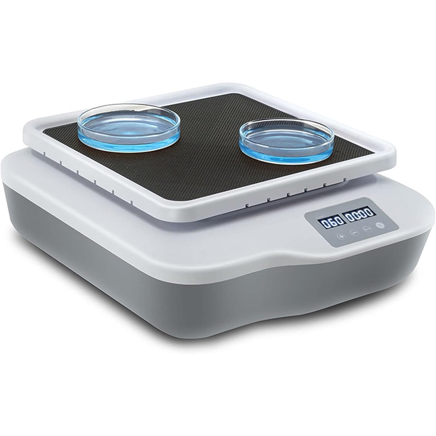 COYEUX Agitador Orbital Digital, Velocidad Ajustable de 40 a 200 RPM, Pantalla Digital LED de Velocidad y Tiempo, con Modo Continuo o Temporizador de 1 min a 19 h 59 min, para Laboratorios y aulas