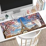 【ALFOMBRILLA RATÓN】: Grande alfombrilla ratón XXL 500x250x3mm se adapta perfectamente a su escritorio y ofrece un espacio de movimiento perfecto para teclado, ratones, tabletas y portátiles. Agregue estilo y comodidad a su lugar de trabajo. Mouse pad tela suave y lisa protege su escritorio y la alfombrilla de ratón para juegos es lo suficientemente grande para la oficina/juegos y estudio