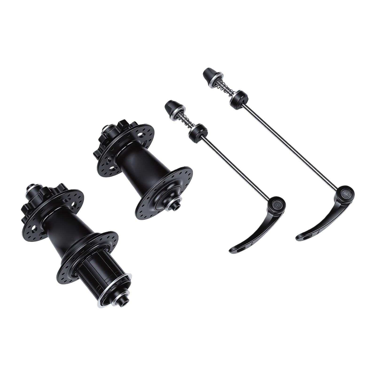 Keenso Piasta Rowerowa Piasta do Roweru Górskiego ze Stopu Aluminium 32H 6 Zapadek 54T 120 kliknięć z Hamulcem Tarczowym z Szybkozamykaczami dla Rowerzystów HG od 8 do 12 Prędkości