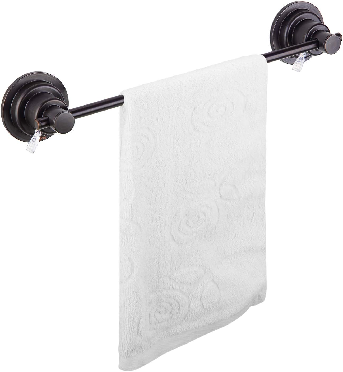 BOPai 24 inch Vacuum Suction Cup Towel Bar,Removeable