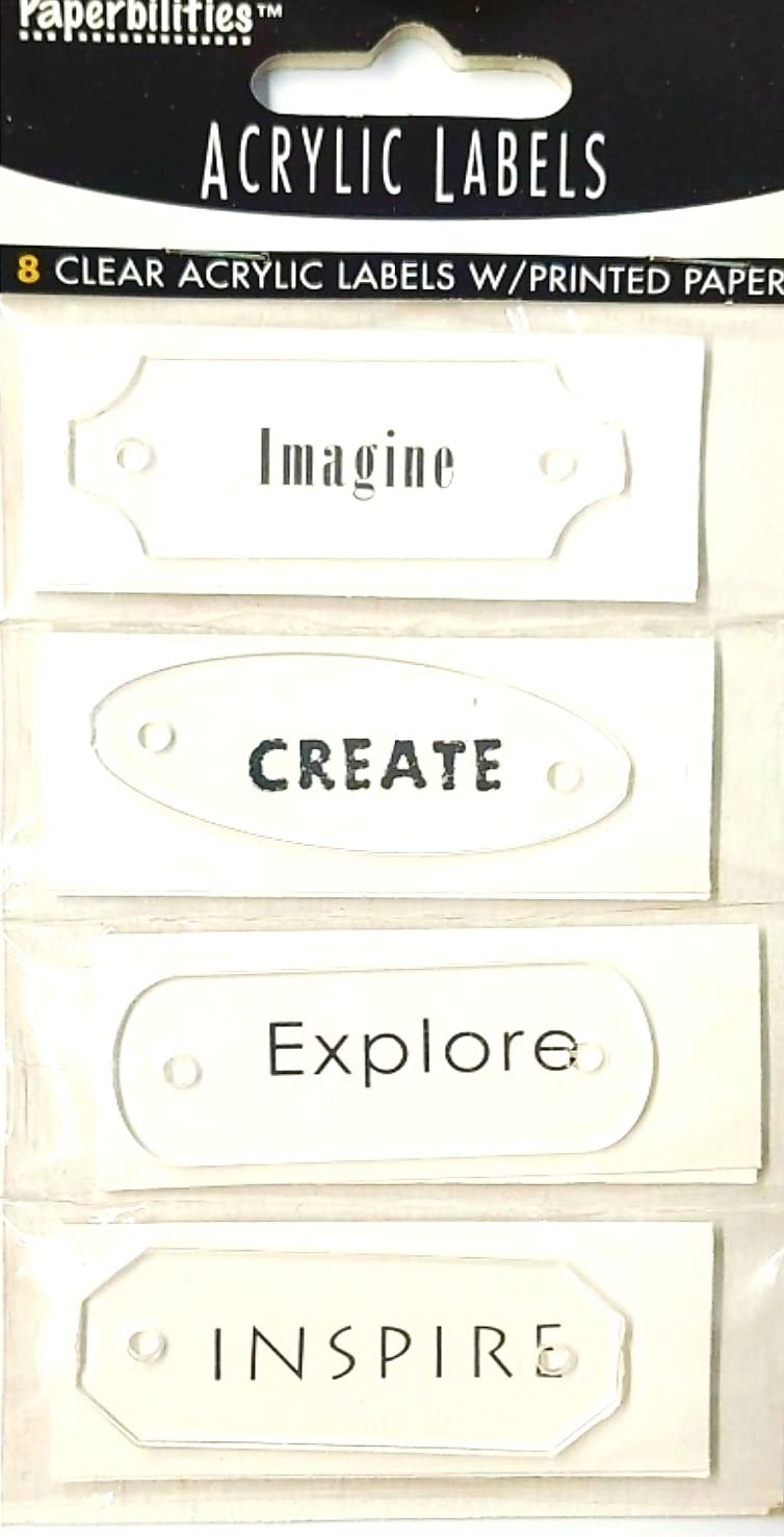 Paperbilities 8 Acrylic Labels