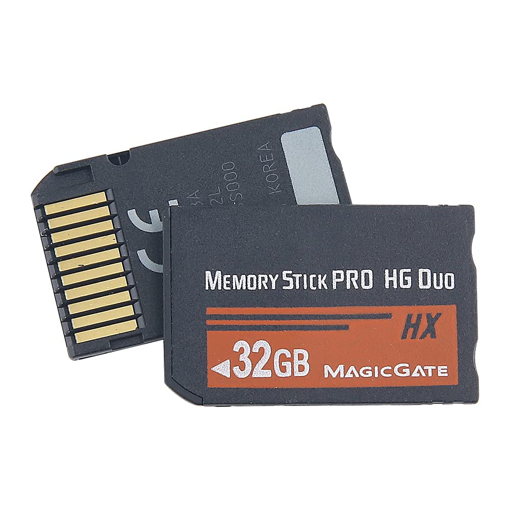 MemoryStick Pro-HG Duo Carte mémoire PSP compatible avec appareil photo Sony PSP1000 2000 3000 32 Go