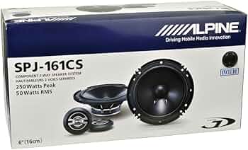 Amazon.com: Alpine SPJ-161CS 2-WAY Car Audio Component Speaker