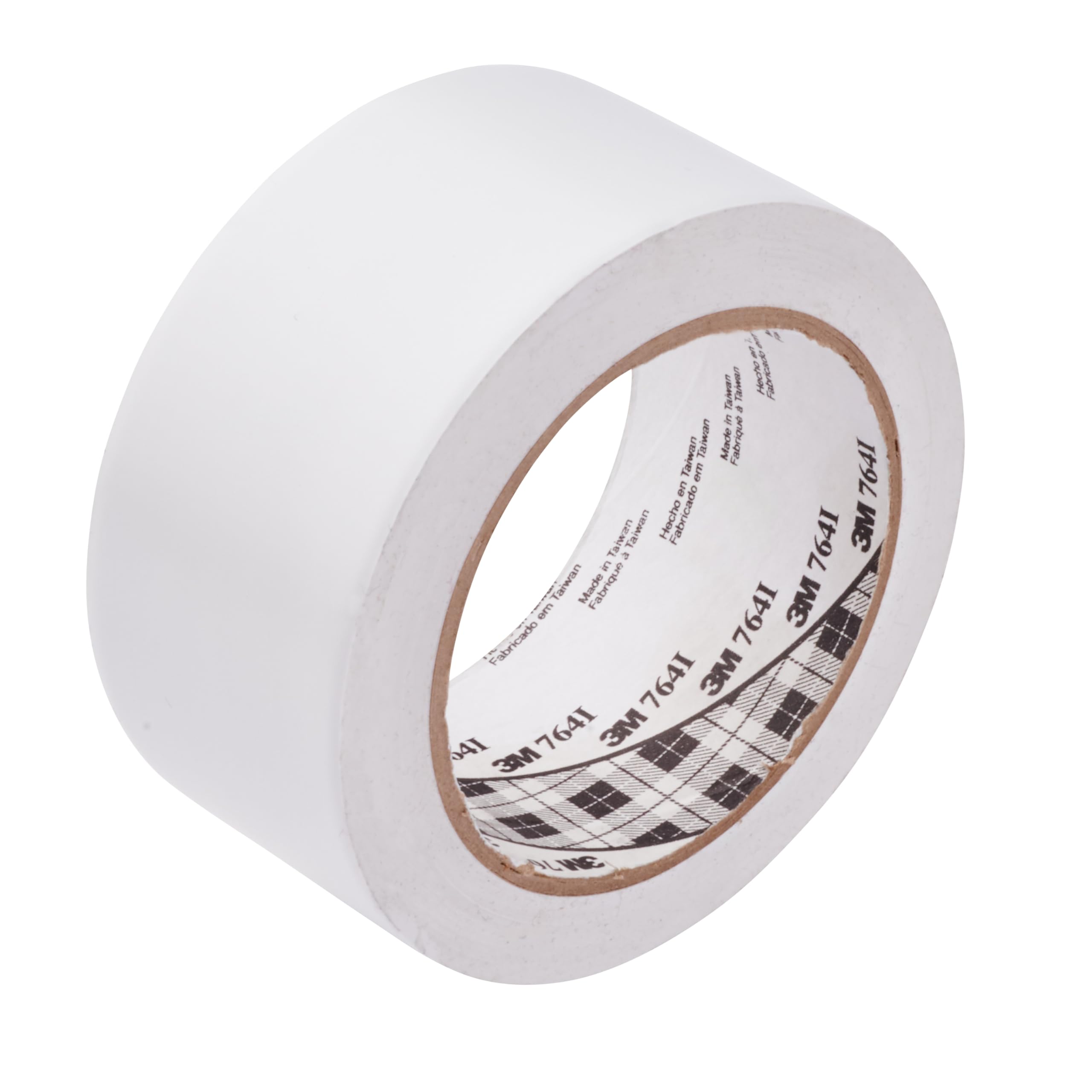 3M Ruban adhésif vinyle 764I, Blanc, 50 mm x 33 m