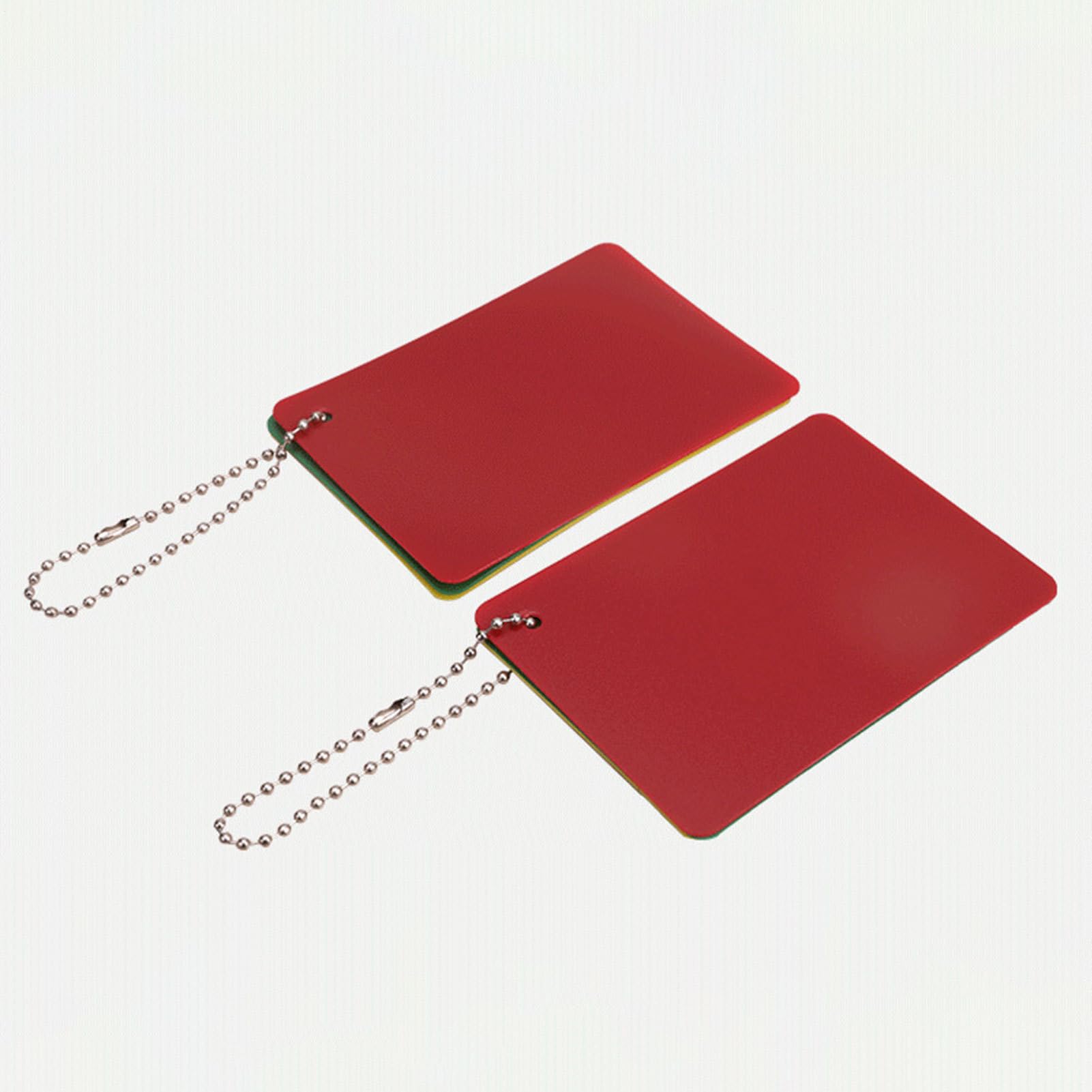 Générique Cartons d'Avertissement pour Arbitre,Accessoires d'Arbitrage de Matchs Sportifs,Cartons Jaune Rouge Vert | pour Matchs, Compétitions, Entraînements, Terrains de Sport, de Jeux et