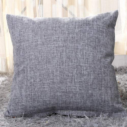 Taie d'oreiller gris clair pour coussin de lit ou décoration de canapé