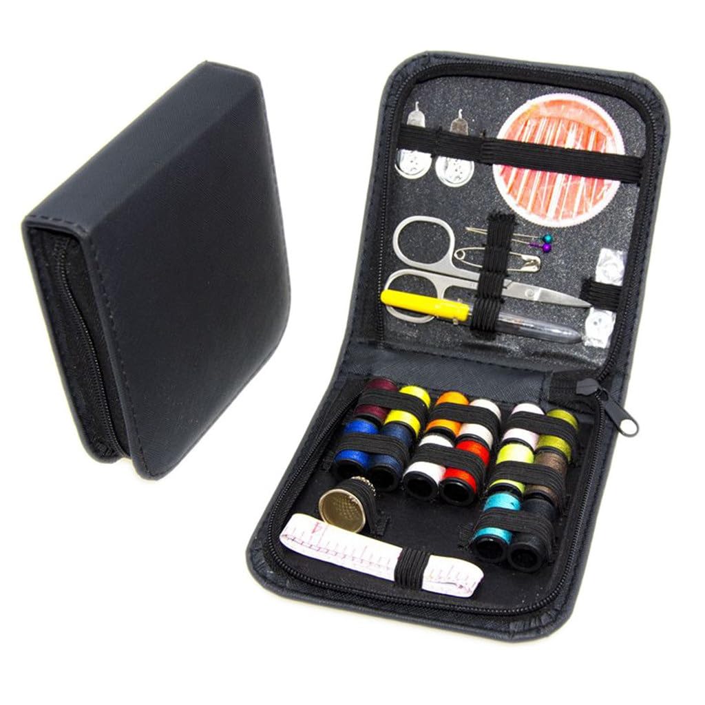 Kit de Costura portátil para Viaje en casa, 27 Piezas, Juego de Costura Combinado