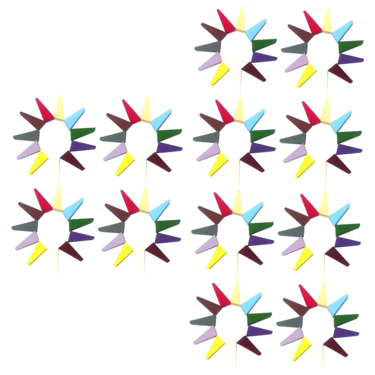Healeved 150pezzi Spugnette Applicatrici Per Trucco Morbide e Assorbenti Per Fondotinta Per Uso Quotidiano e Occasioni Speciali Di Spugne Per Make up Professionale