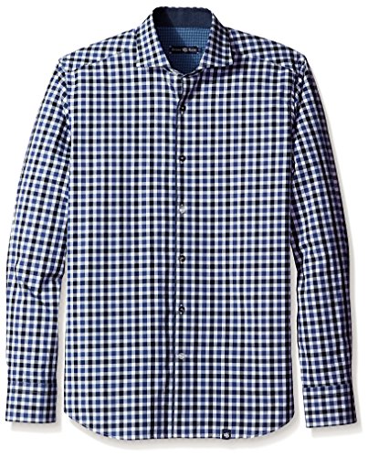 Stone Rose Men's Gingham Check Sport Shirt