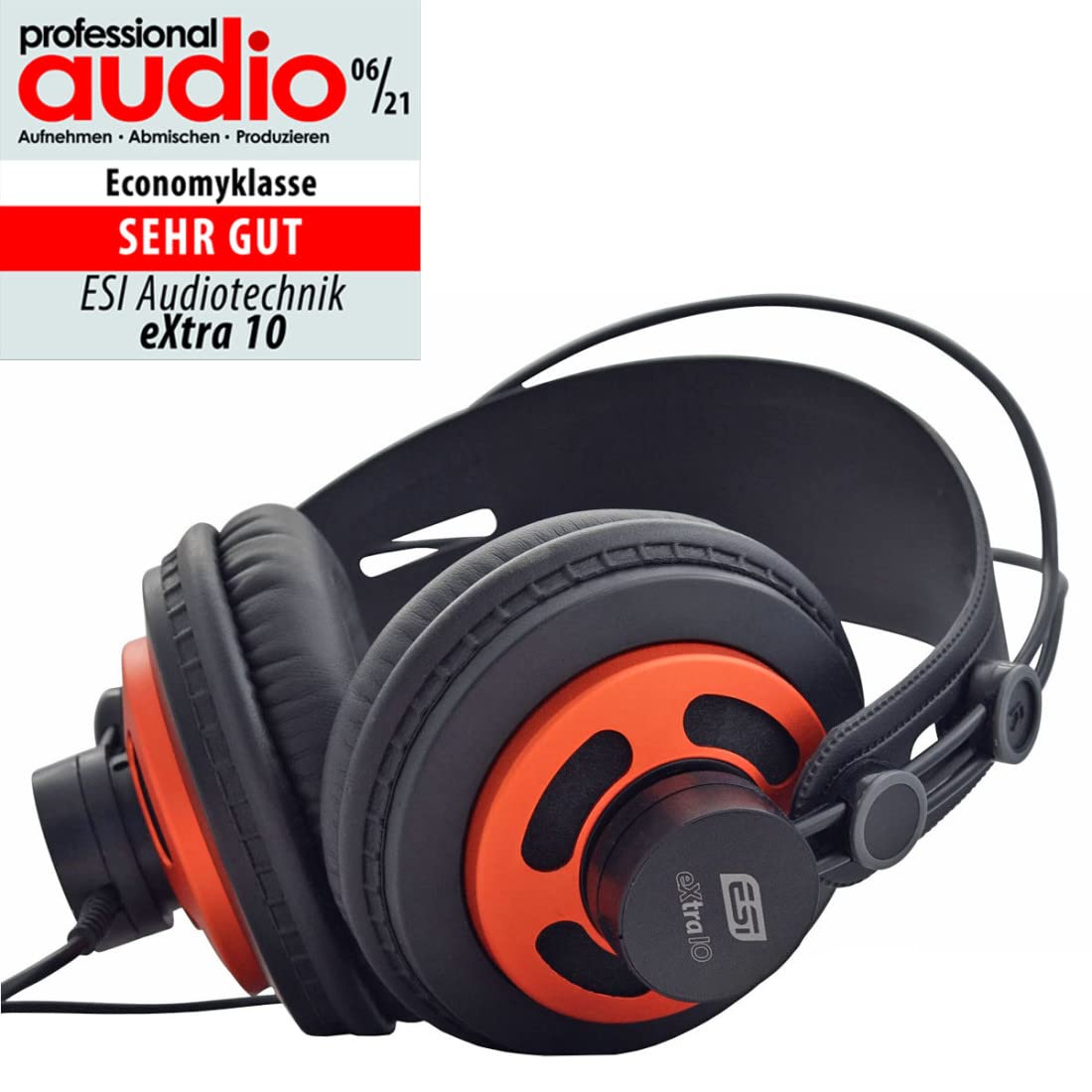 Esi Extra10 - Auriculares de estudio + trípode keepdrum