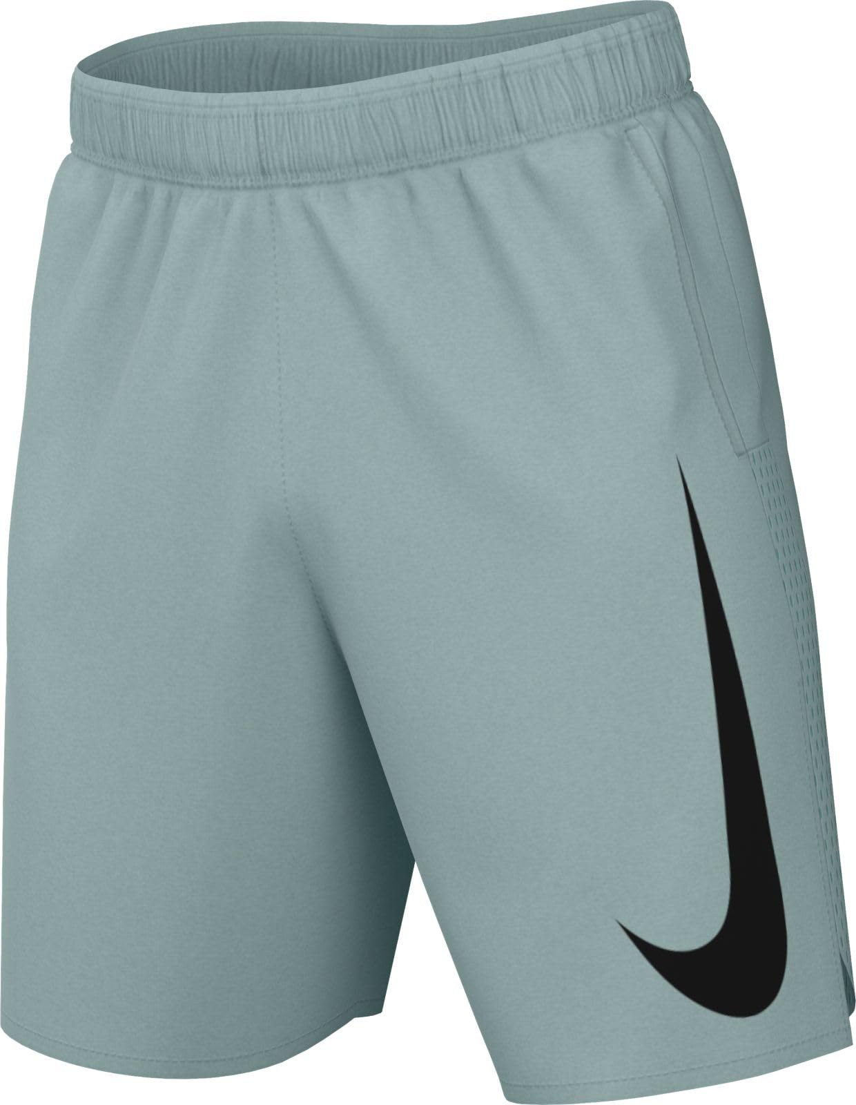 NIKE DX0904-309 M NK DF CHLNGER 9UL Short HBR Shorts Men's Mineral/Mineral/Black/Black Size M