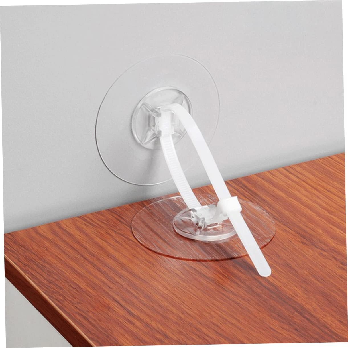 Alipis Furniture Mounting Kit of Falling Fixators No Drill Furniture Anchors Cabinet Proofing Wall Straps for Secure Mounting