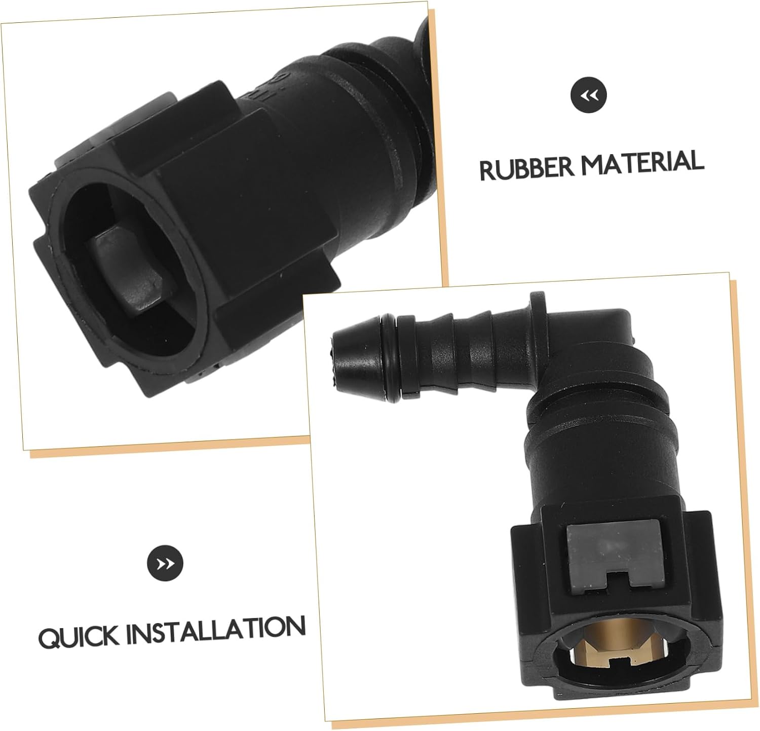 Mikinona Line Quick Connector Barb Adapter for Car Plastic Line Quick Fitting Safe