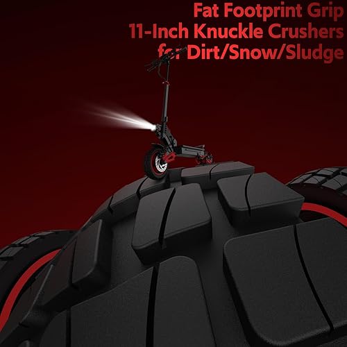 Miniatura 27 de Scooter eléctrico para adultos, motor de 800/1200 W, batería de 48 V 15/18/21 AH, neumáticos todoterreno E-Scooter de 10/11 pulgadas, doble