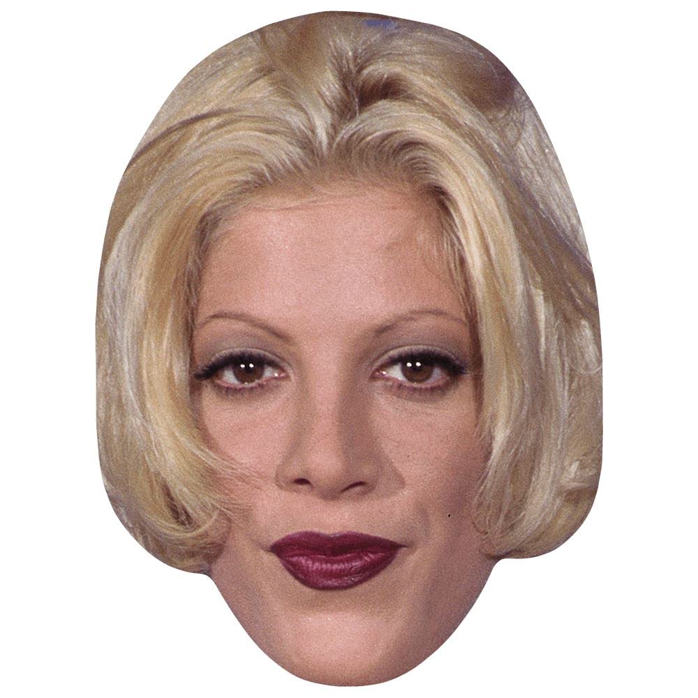 Tori Spelling (Lipstick) Big Head. Larger Than Life mask.
