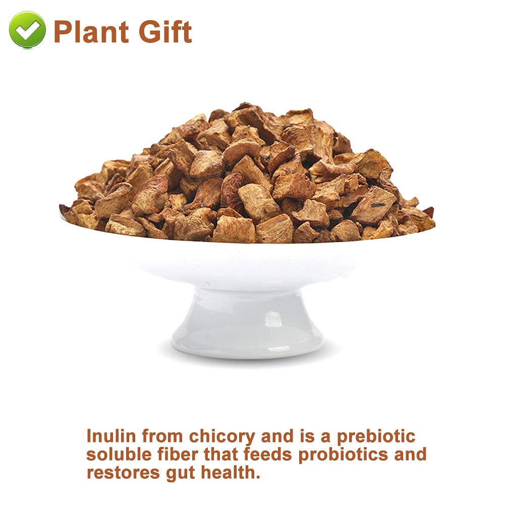 PlantGift Chicory Root Tea 180G/6.34oz 菊苣根 Chicorée Kaffee reichhaltig, Koffein, natürlicher Tee- und Kaffee -Ersatz, Keto, koscher