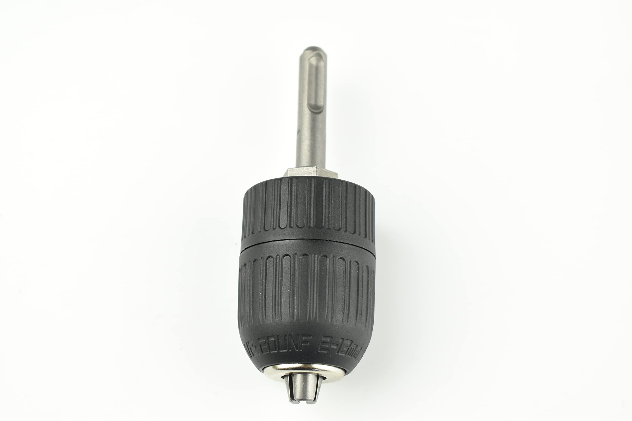 CHANCS 1/2-20UNF 2.0mm-13mm Keyless Drill Chuck with SDS Electric Hammer Round Shank Drill Adapter for Impact Drill Tool