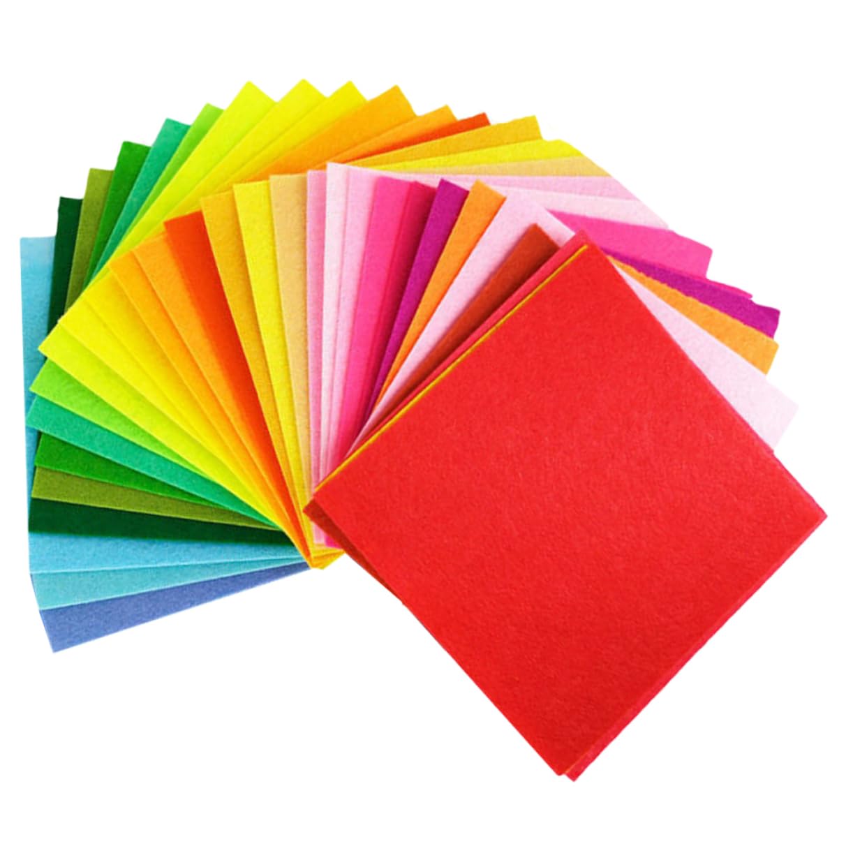 Tofficu 2 Sätze Filzstoff Selber Machen Felt Board DIY Filzstoff Handgemachte Bastelmaterialien Bastel-Patchwork Polsterstoff Stickerei-Stoff Filzmaterial DIY -versorgung 40 Stück * 2