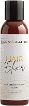 BASK & LATHER Elixir Hair Strengthening Oil, Jamaican Black Castor Oil, For Volume, Thickness, Detangle, De Frizz, Conditions New Hair Growth, 4 fl oz