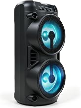 6800W Bass Bluetooth Speaker with RGB LED Lights | FM Radio, Mic Input, USB & TF Card Support, Party & Karaoke Use, USB-C Charging