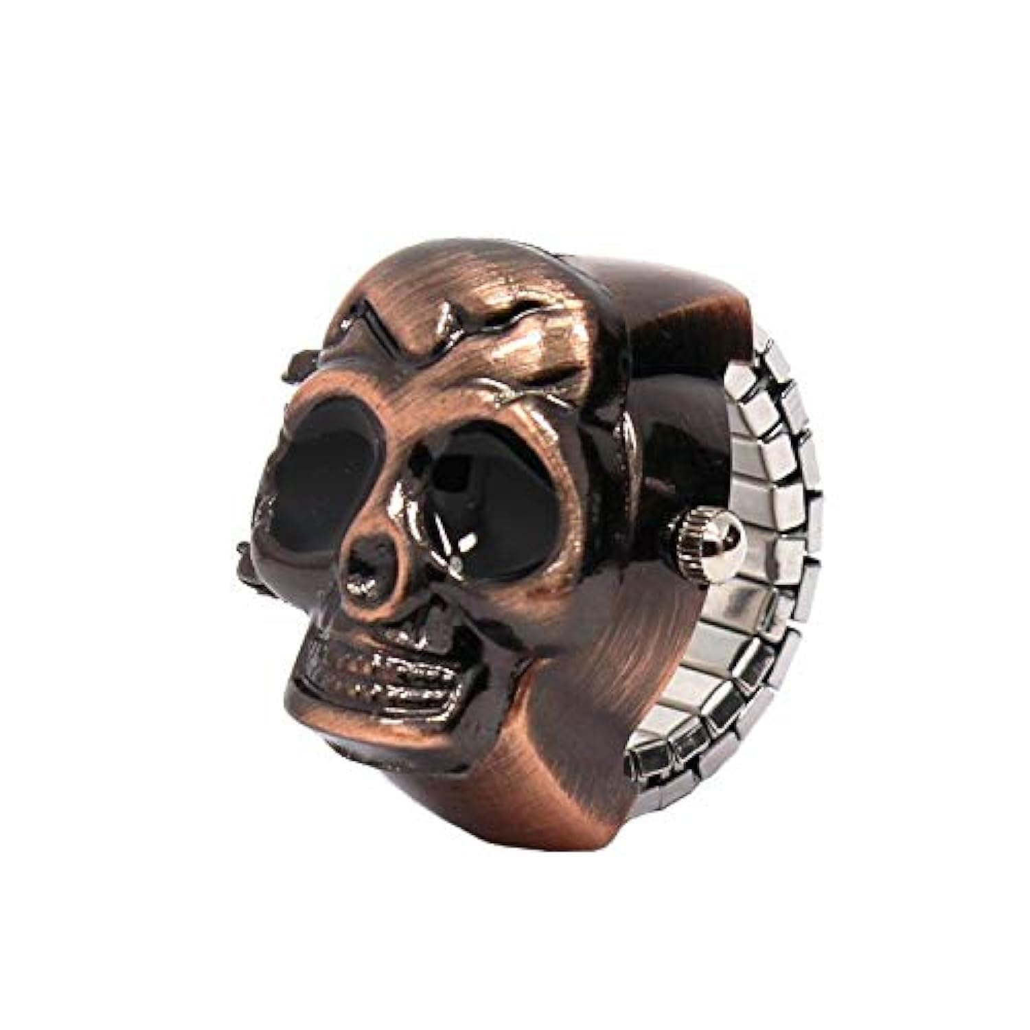 Yellow ChimesAnalog Watch Dial Stretchable Adjustable Finger Rings for Women