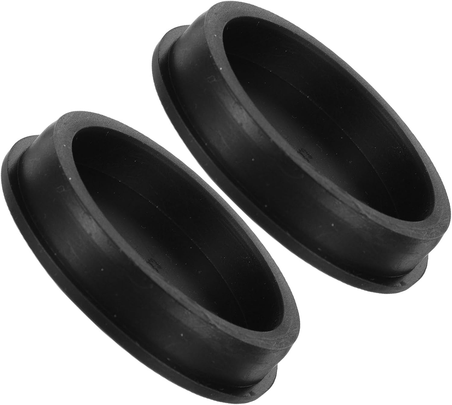 Veemoon 2pcs T Shaped Silicone Rubber Plug for Precision Instrument Interfaces and Pipe Ends, Black Waterproof Round Stopper Cap, Soft Flexible Material Protects Operators and Prevents