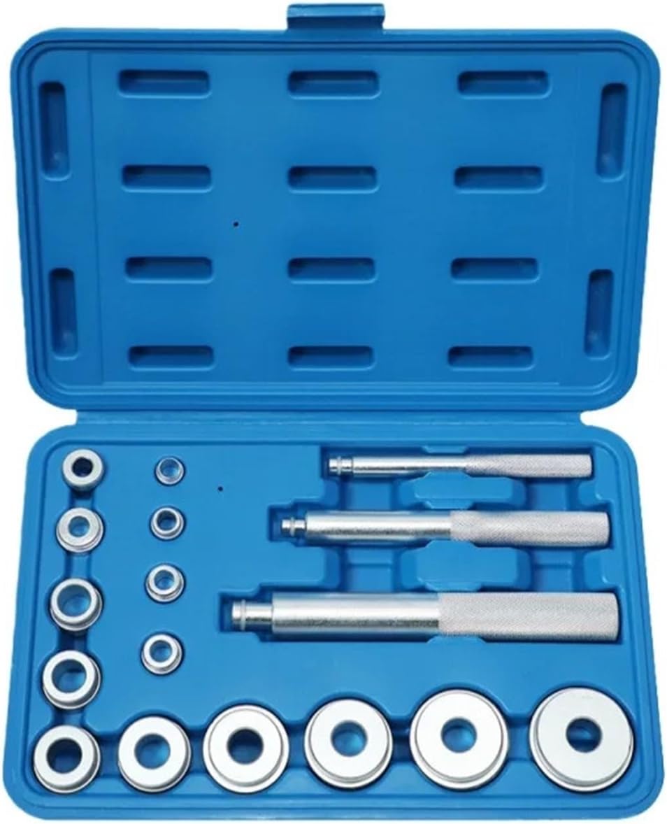 17 Piece Set Of Small Aluminum Alloy Peilin Installation Tool Set/small Bearing Extractor Compatible With Automotive Repair Car Accessories(B)