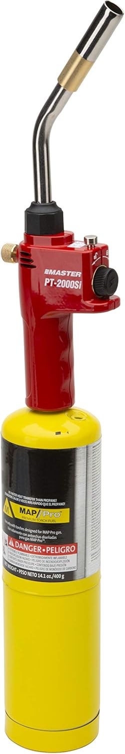 Master Appliance PT-2000Si – Optimized High Intensity Adjustable Flame, Trigger Start, Heavy Duty Blow Torch Head, Compatible with Propane or Mapp Gas