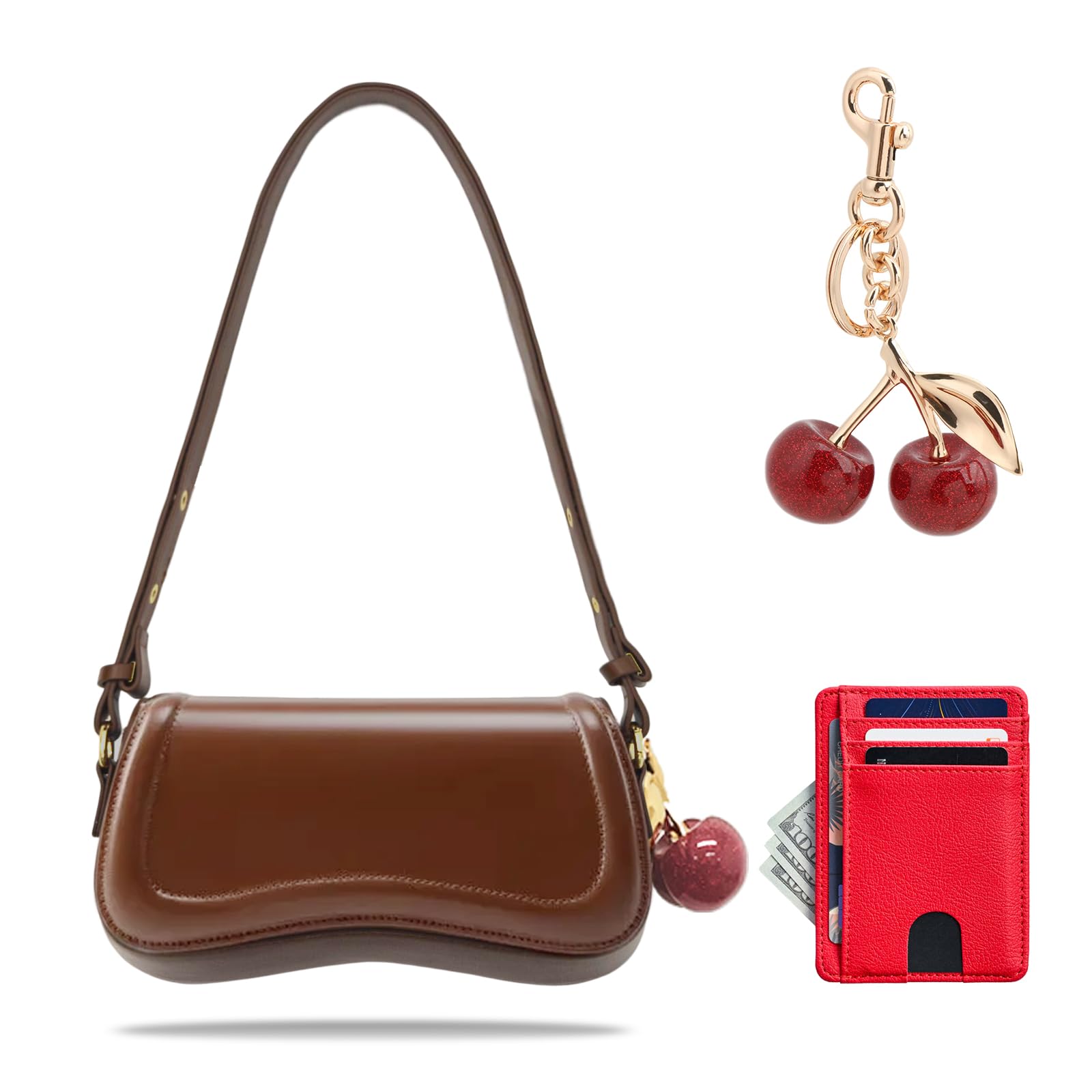 Zengmei Shoulder bag, Designer Bag, Saddle Purse for Women Female Girl