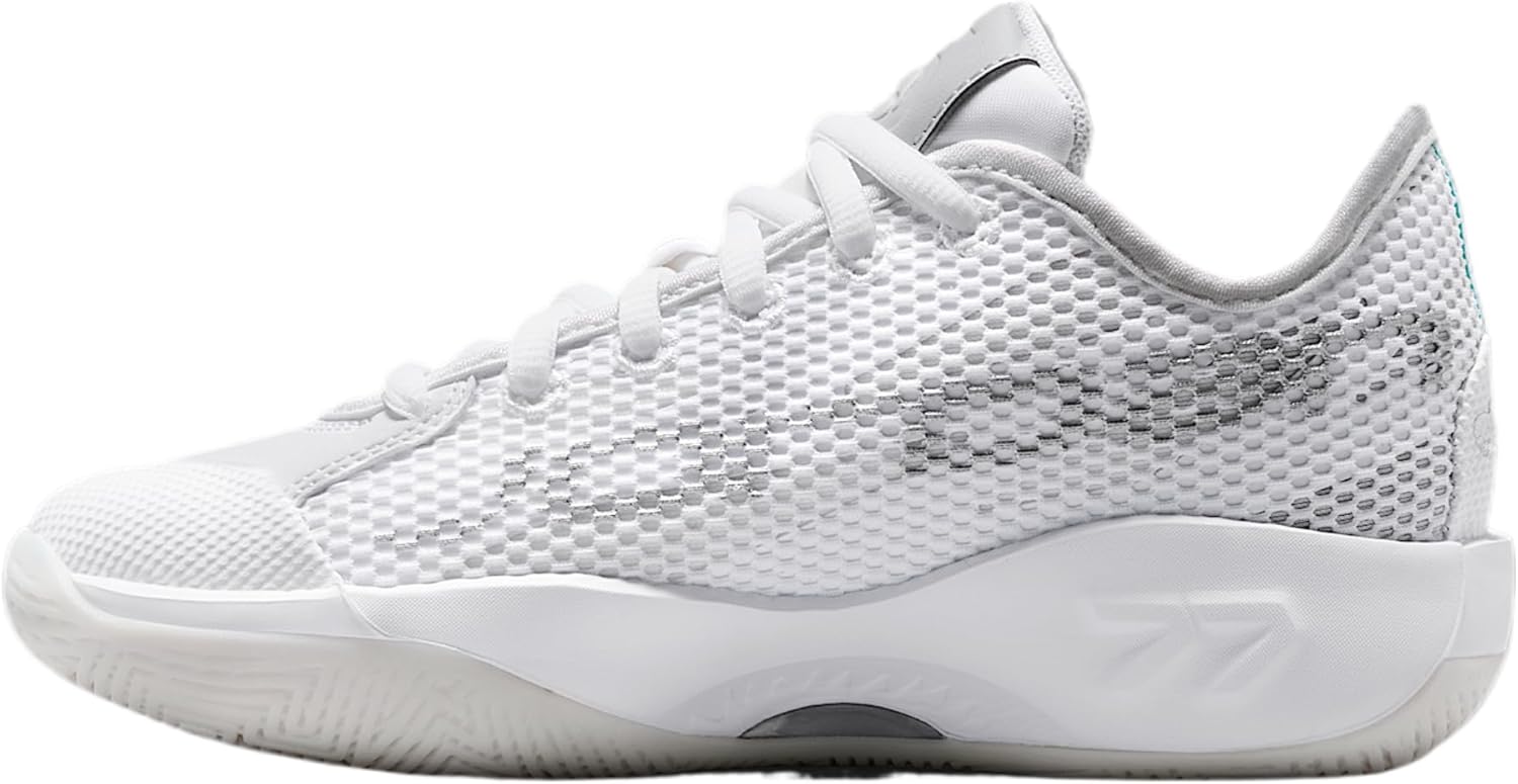 Nike Luka 77 "Triple White Big Kids' Basketball Shoes (White/Metallic Silver/Photon Dust)
