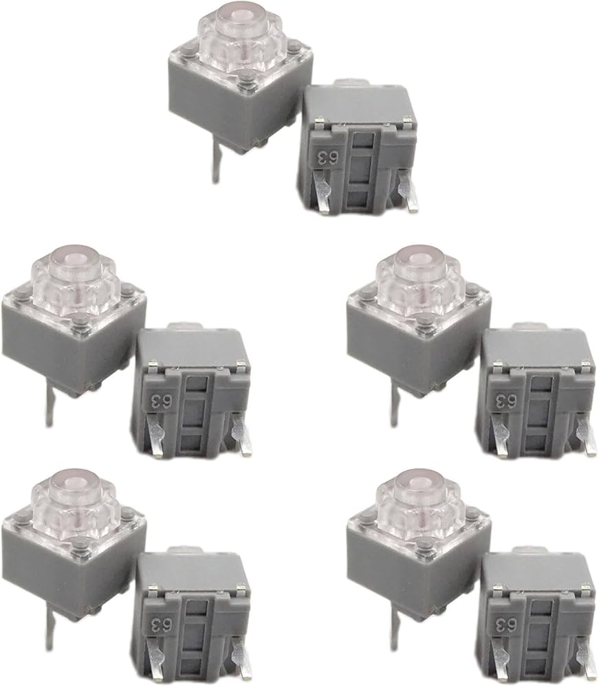 Amazon.co.jp: SPONGL ミニマイクロスイッチ、HUANO 静音スイッチ 1000