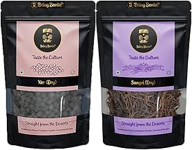 Being Bania Ker Sangri Dry Combo, (200gms + 150gms) | Ready to Cook | with Recipe | Marwadi Rajasthani Sabji | Panchkutta | Dry Vegetables | Kair Sangari | Premium and Traditional |