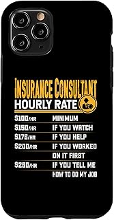 iPhone 11 Pro Insurance Consultant Hourly Rate - Insurance Sales Agents Case