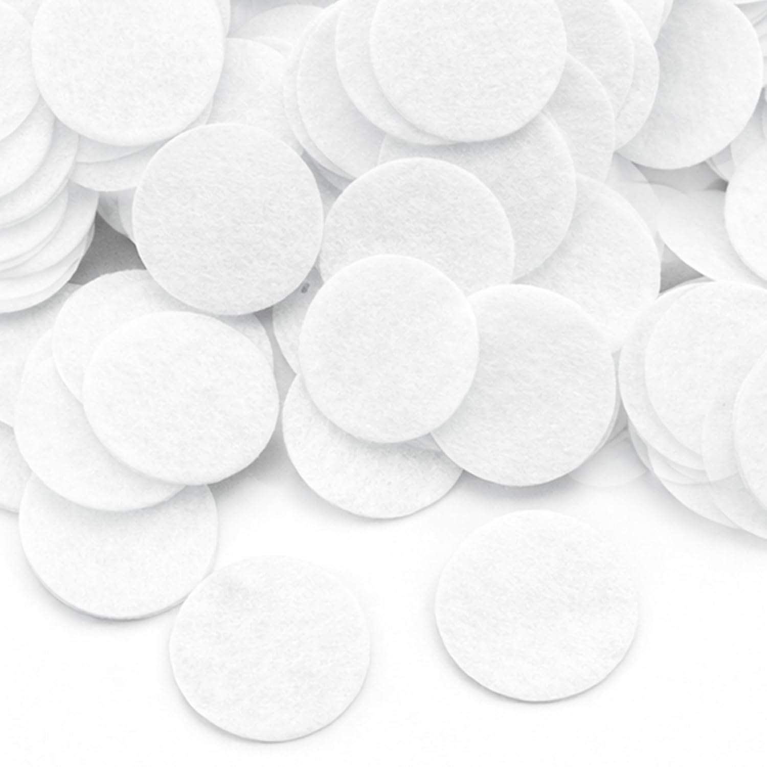 Microdermabrasion Filters 15mm Nonwoven Replacement Discs – White Round Filter Pads for Professional Microdermabrasion Machine, Durable Non-Woven Fabric Filters (500 Pieces, 0.59 inch)