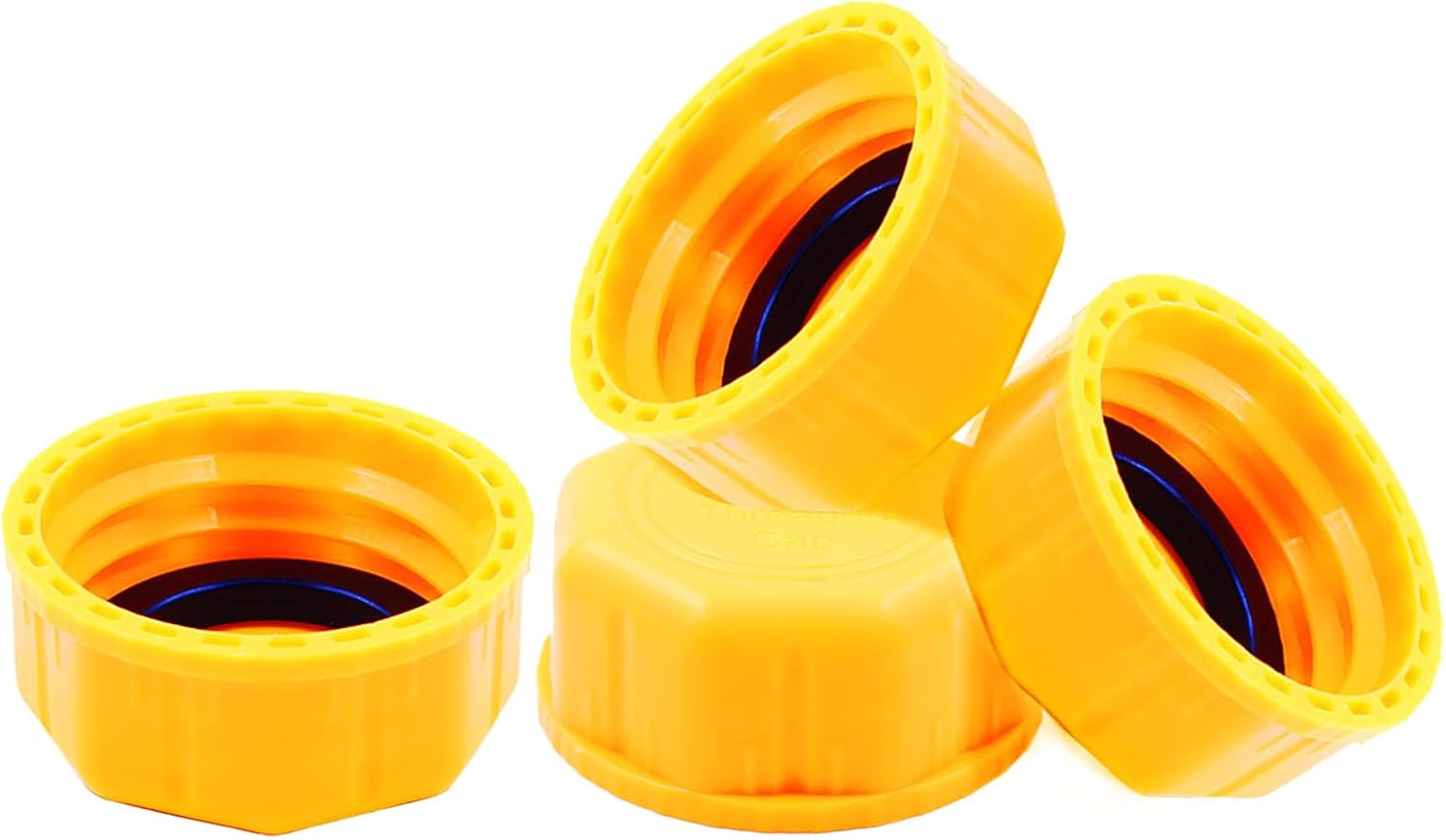 8 PCS Gas Can Cap Replacement Set - Coarse Thread Universal Fuel Tank Lid Fits 1/2/5/10+ Gallon Gas Cans, Compatible with Midwest, Briggs & Stratton, Scepter & Most Plastic/Metal Jerry Cans
