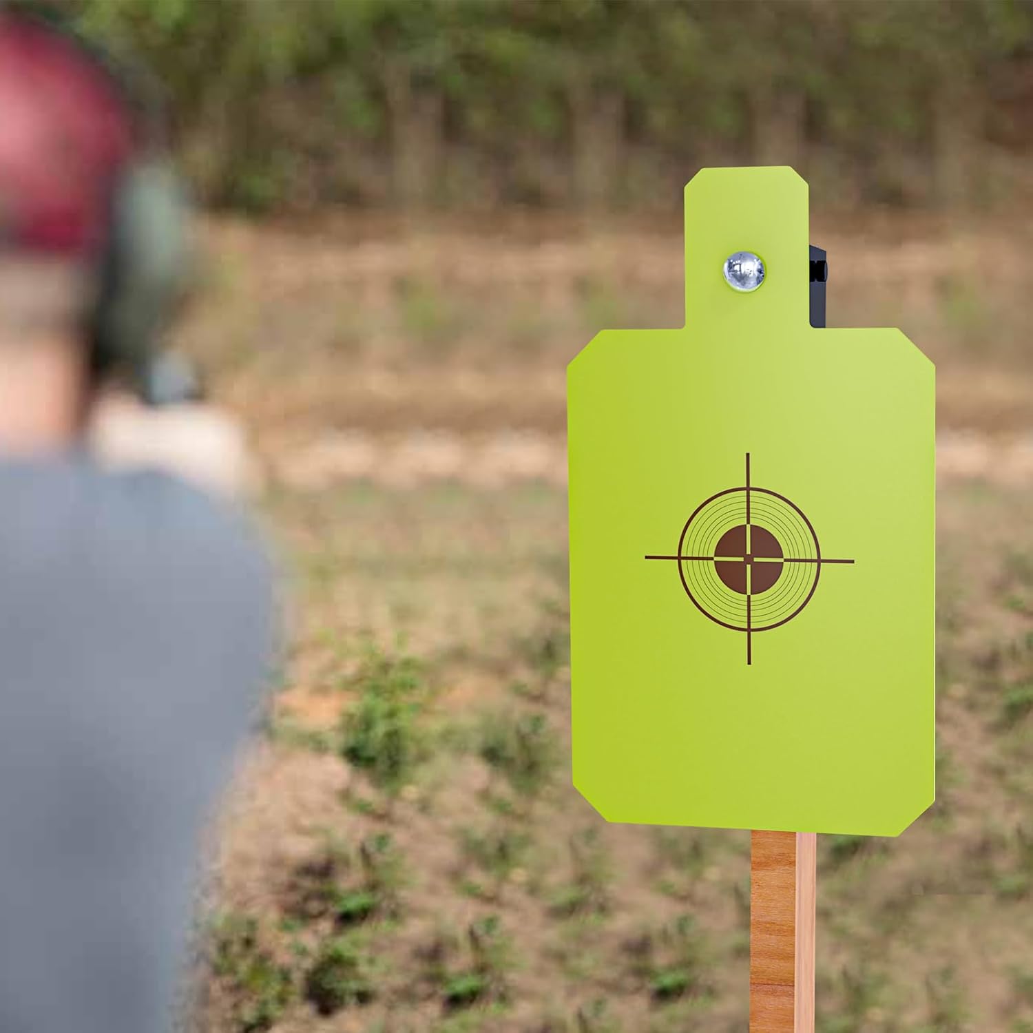 2x4 Steel Target Hanger | AR500 2x4 Shooting Target Stand Brackets | Target Holders for Shooting | Steel Gong Target Conversion Adapter for Range | Indoor | Outdoor