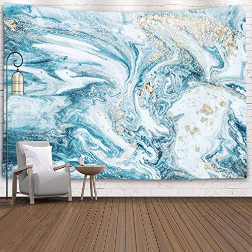 Pamime Wall Tapestry, Home Décor Natural Luxury Effect Ancient Oriental Drawing Technique Marble