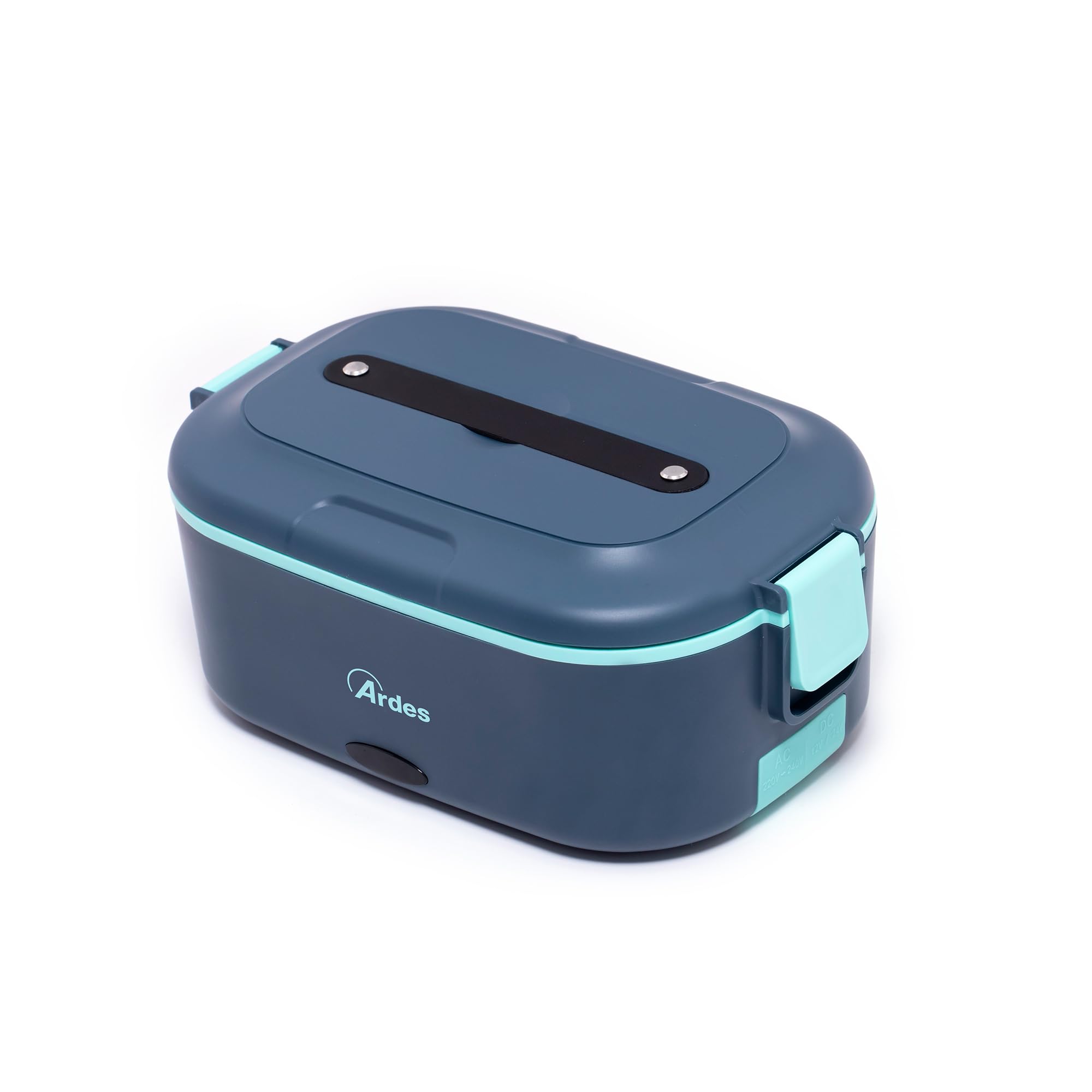 ARDES | ARLUNCH01 Scaldavivande Elettrico Portatile Contenitore Inox Riscalda Alimentari - Alimentazione Casa e AutoLunch Box Da Ufficio Pratica e Veloce con Posate Incluse Blu