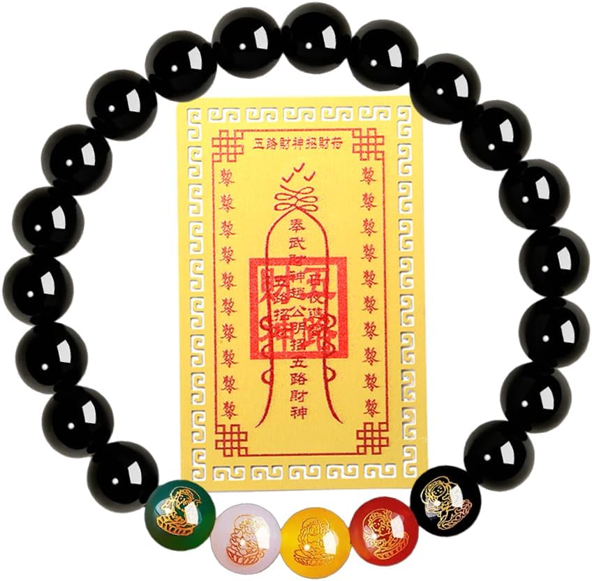 Chinese Feng Shui Wealth and Luck Bracelet for Women to Attract Money,Wealth,Success,Beaded Money Bracelets for Women