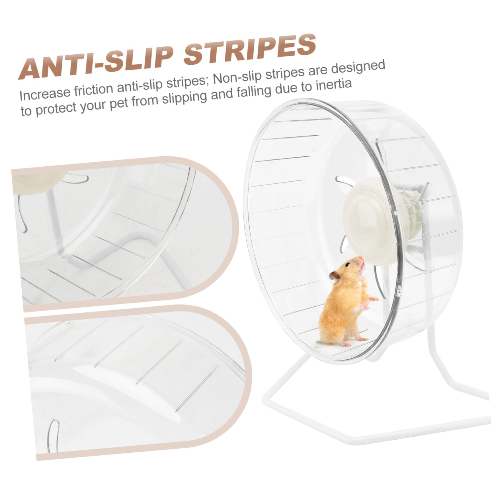 Roue d'exercice pour Hamster Ultra Silencieuse en Plastique et Fer