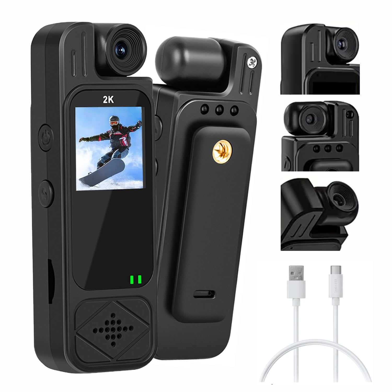 Amazon.co.jp: 小型ボディカメラ ハンディカメラ 1.3インチHD液晶画面