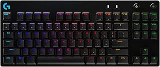 Logitech G PRO keyboard USB QWERTZ German Black G PRO, Standard, USB, Mechanical, QWERTZ, RGB LED, Black