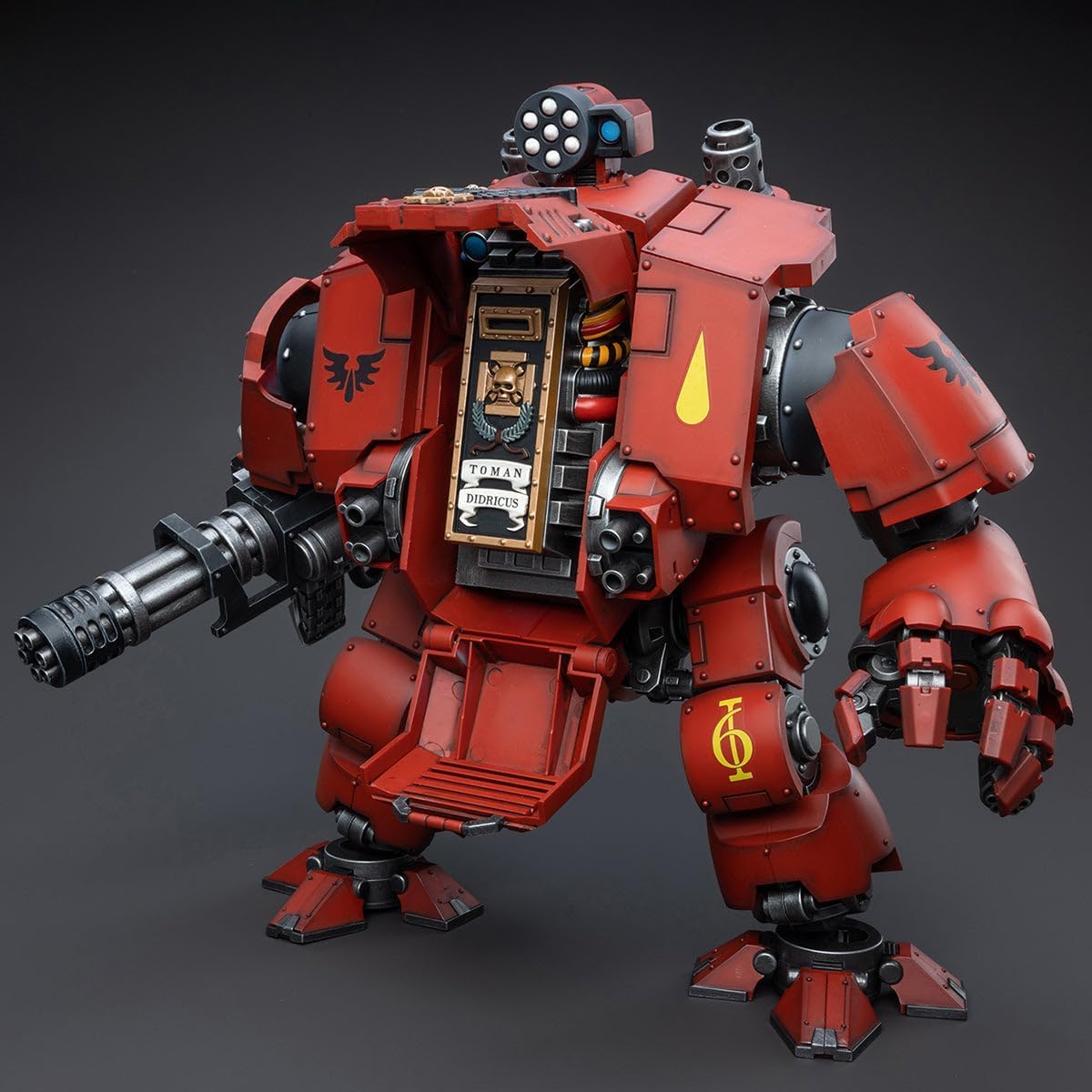 TOYVERSE JOYTOY 1/18 Actionfigur Warhammer 40.000, Blood Angels Redemptor Dreadnought Lorenzo Gabrata, Mobile Gelenke Charaktermodell, 15 Jahre und älter